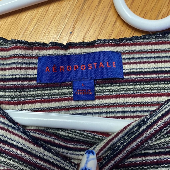 Aeropostale size large striped t-shirt - Picture 2 of 3